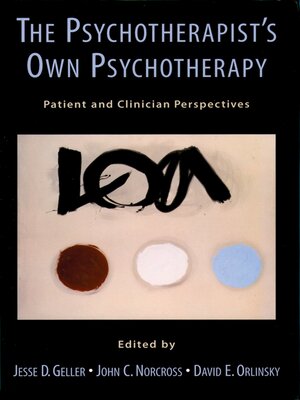 cover image of The Psychotherapist's Own Psychotherapy